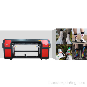 Calzini a getto d&#39;inchiostro rotativo 3D Digital Stampante calzini da stampa